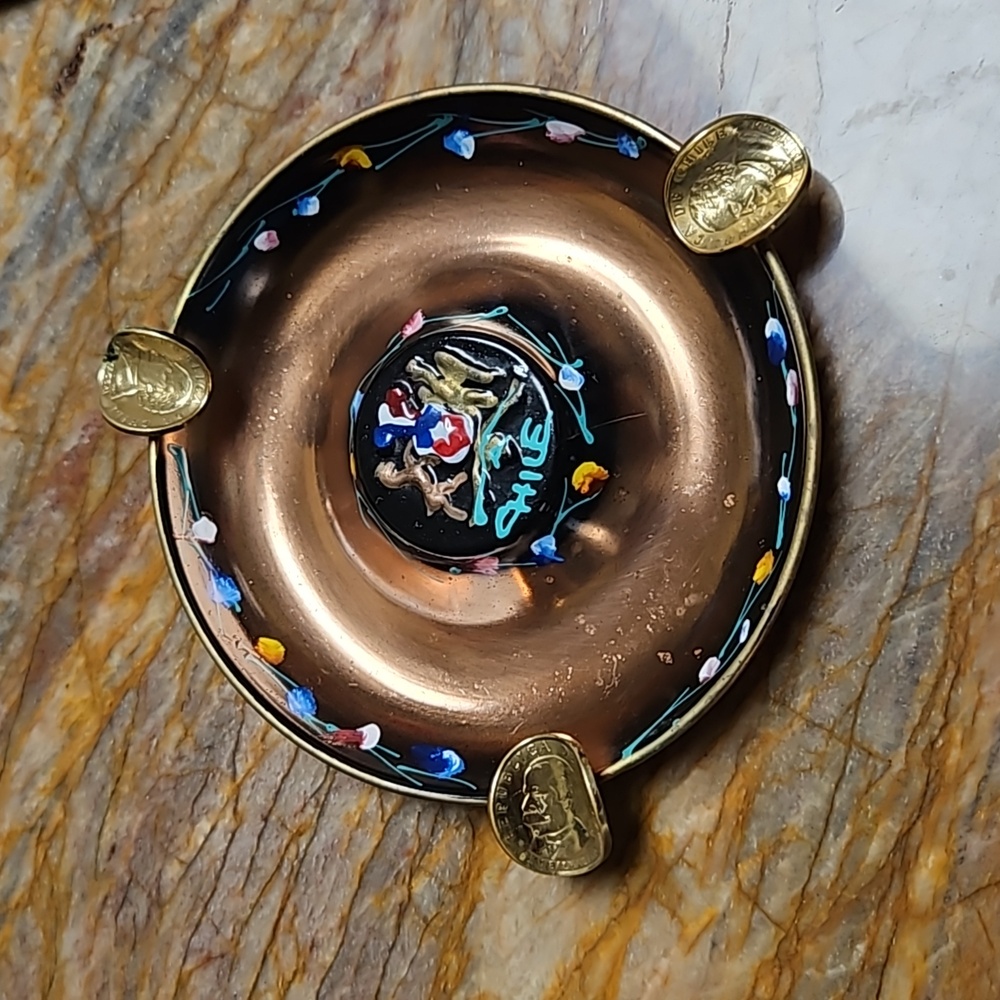 CHILE copper Ash tray